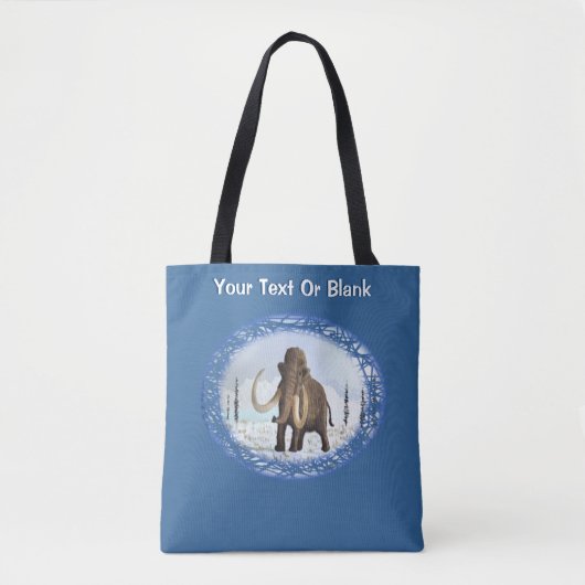 Wooly Mammoth Tote Bag (Voorkant)