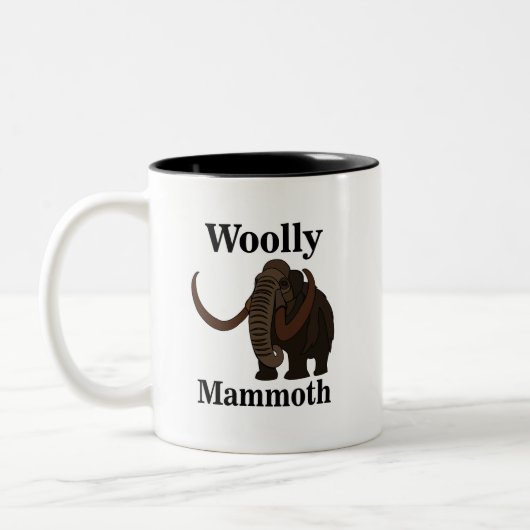 Wooly Mammoth Tweekleurige Koffiemok (Links)