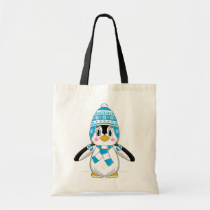 Wooly Pet Penguin Canvas tas
