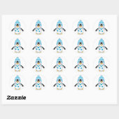 Wooly Pet Penguin Sticker (Vel)