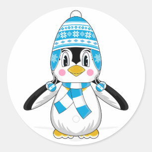 Wooly Pet Penguin Sticker
