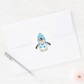 Wooly Pet Penguin Sticker (Envelop)