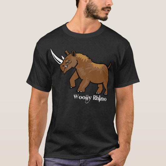 Wooly Rhino T-shirt (Voorkant)
