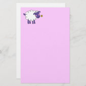 Wooly schaap briefpapier (Voorkant / Achterkant)