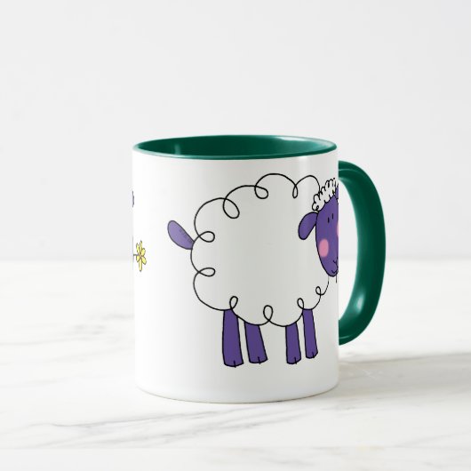 Wooly schaap mok (Voorkant rechts)