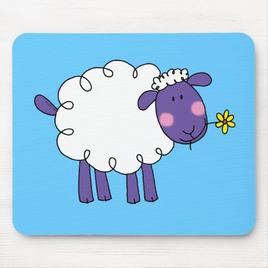 Wooly schaap muismat (Voorkant)
