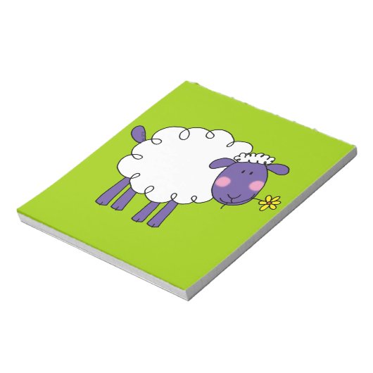 Wooly schaap notitieblok (Linkerzijde)