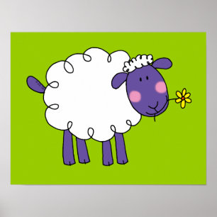 Wooly schaap poster
