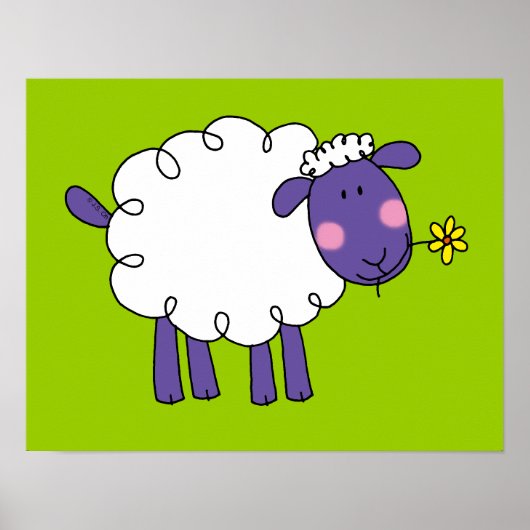 Wooly schaap poster (Voorkant)