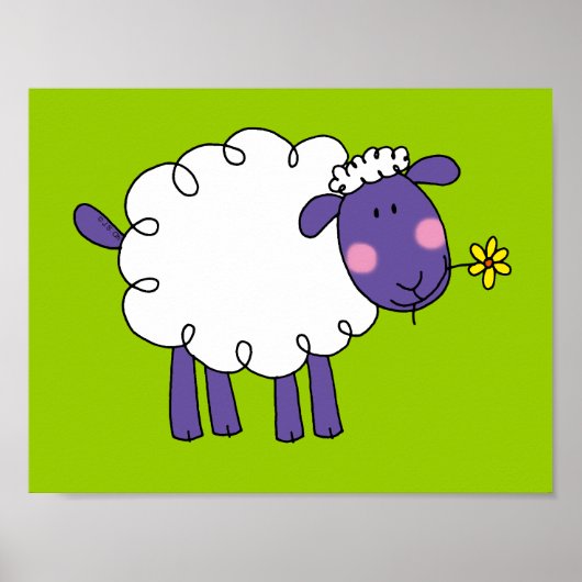 Wooly schaap poster (Voorkant)