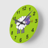 Wooly schaap ronde klok (Hoek)