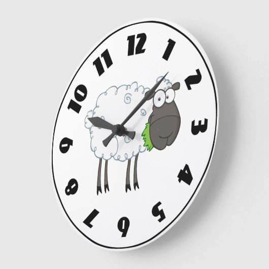 Wooly Sheep Clock Grote Klok (Hoek)