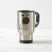 Wooly Sheep Travel Mug Reisbeker (Voorkant rechts)