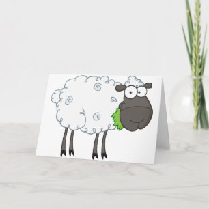 Wooly Sheep Wenskaarten Kaart
