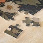 Wooly Sheep William Morris geïnspireerd door Flora Legpuzzel (Zijkant)