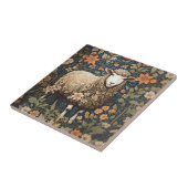 Wooly Sheep William Morris geïnspireerd door Flora Tegeltje (Zijkant)