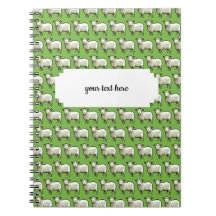 Wooly White Sheep Pixel Pattern