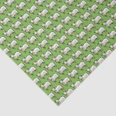 Wooly White Sheep Pixel Pattern Tissuepapier (Detail)