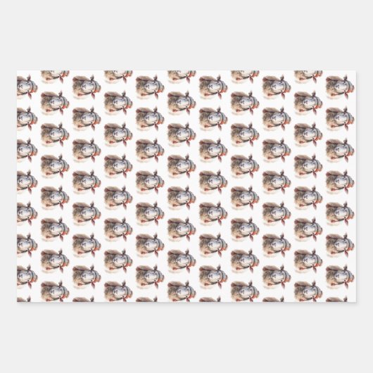 Wooly Wonderland Inpakpapier Vel (Voorkant 2)