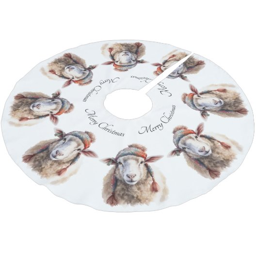 Wooly Wonderland, op maat Kerstboom Rok (Gekanteld)