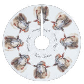 Wooly Wonderland, op maat Kerstboom Rok (Voorkant)