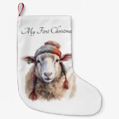 Wooly Wonderland, op maat Kleine Kerstsok (Voorkant)