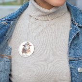 Wooly Wonderland, op maat Ronde Button 3,2 Cm