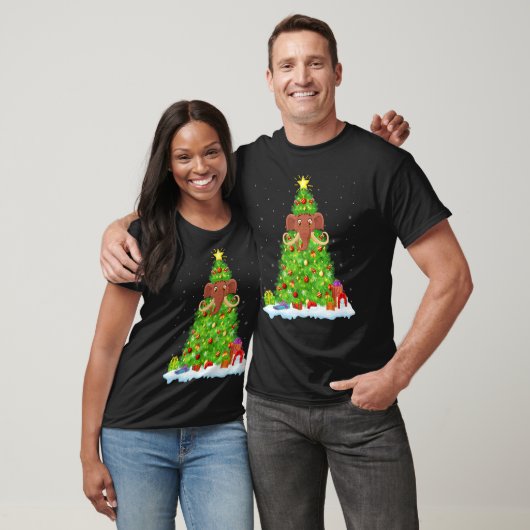 Wooly Xmas Lighting Tree Funny Wooly Kerstmis T-shirt (Unisex)