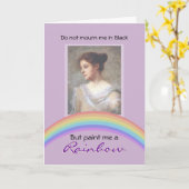 (woon)begrafenisfotokaart kaart (Gele Bloem)