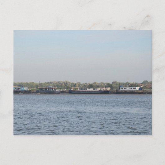 Woonboten Briefkaart (Voorkant)