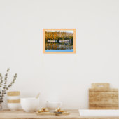 Woonboten op de rivier Rhone, Frankrijk Poster (Keuken)