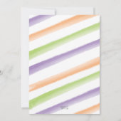 Woonde Witch Cat Halloween Birthday Party, elke le Kaart (Achterkant)