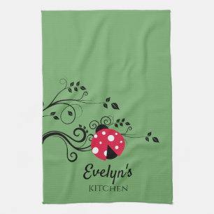 Woondecoratie Kleine Lieveheersbeestje Keukenhandd Theedoek