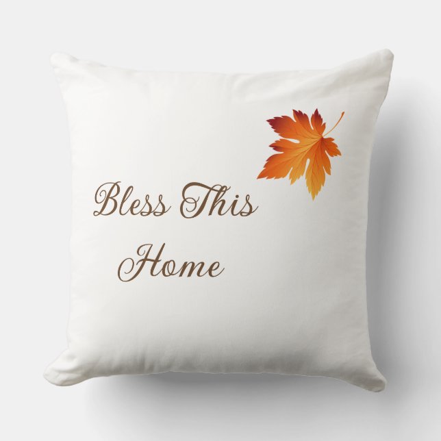 Woondecoratie Kussen Bless This Home (Voorkant)