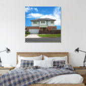 Woonhuis Canvas Afdruk (Insitu (Slaapkamer))