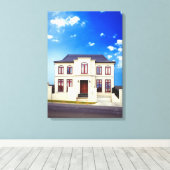 Woonhuis Canvas Afdruk (Insitu (Houten vloer))