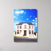 Woonhuis Canvas Afdruk (Voorkant)