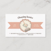 WOONHUISREINIGING Huishouding Visitekaartje (Voorkant)