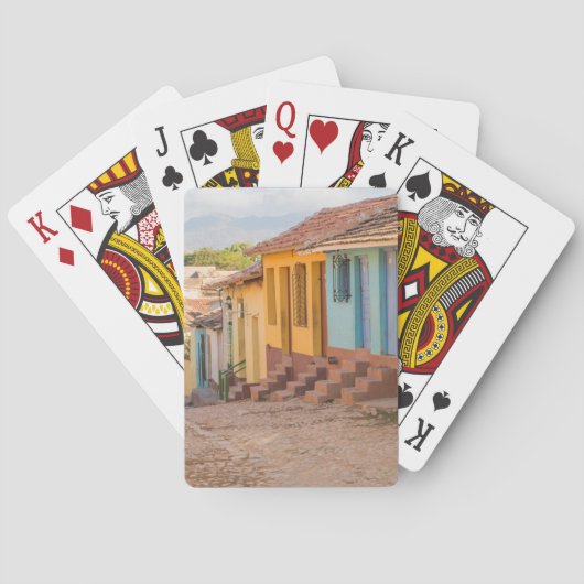 Woonhuizen, Trinidad, Cuba Speelkaarten (Achterkant)