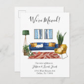 Woonkamer Bewegende Aankondiging We hebben katten (Voorkant / Achterkant)