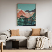 Woonkamer Decor, Landschap Muur Kunst Canvas Afdruk