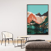 Woonkamer Decor, Landschap Muur Kunst Canvas Afdruk