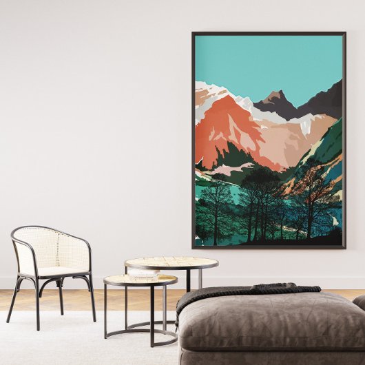 Woonkamer Decor, Landschap Muur Kunst Canvas Afdruk