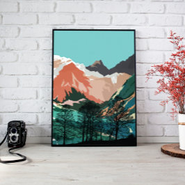 Woonkamer Decor, Landschap Muur Kunst Canvas Afdruk