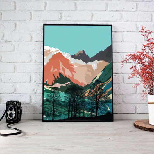 Woonkamer Decor, Landschap Muur Kunst Canvas Afdruk