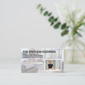 Woonkamer | Dienstmeid aan het werk Visitekaartje (Staand voorkant)