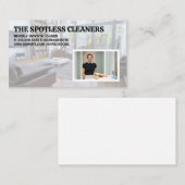 Woonkamer | Dienstmeid aan het werk Visitekaartje (Voorkant / Achterkant)