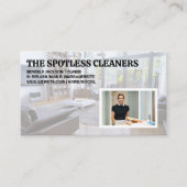 Woonkamer | Dienstmeid aan het werk Visitekaartje (Voorkant)