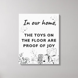 Woonkamer Funny Wall Art Canvas Afdruk