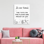 Woonkamer Funny Wall Art Canvas Afdruk (Insitu (Woonkamer))